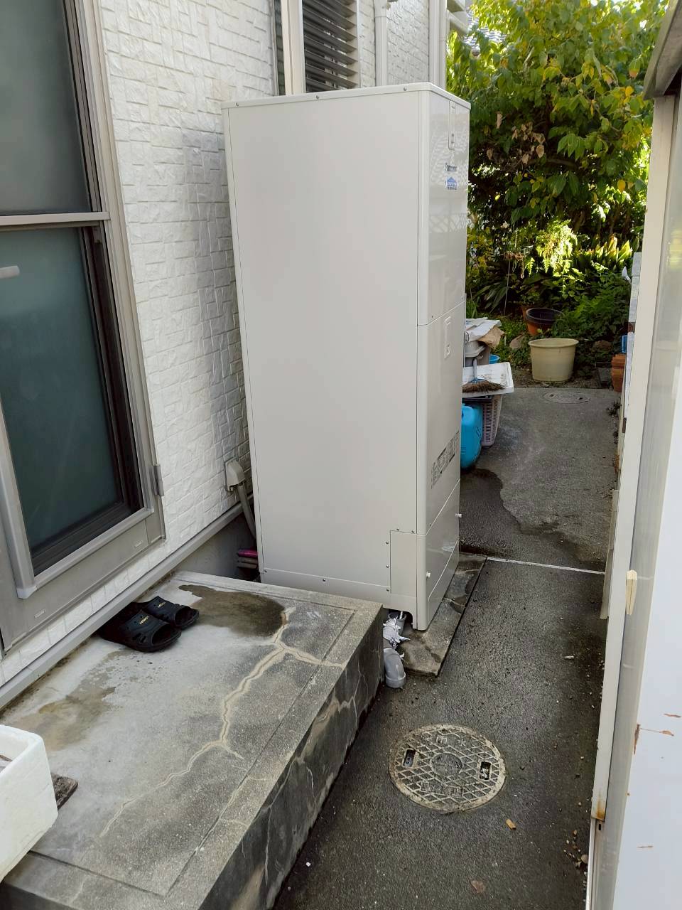 兵庫県明石市Nエコキュートの施工事例工事後写真