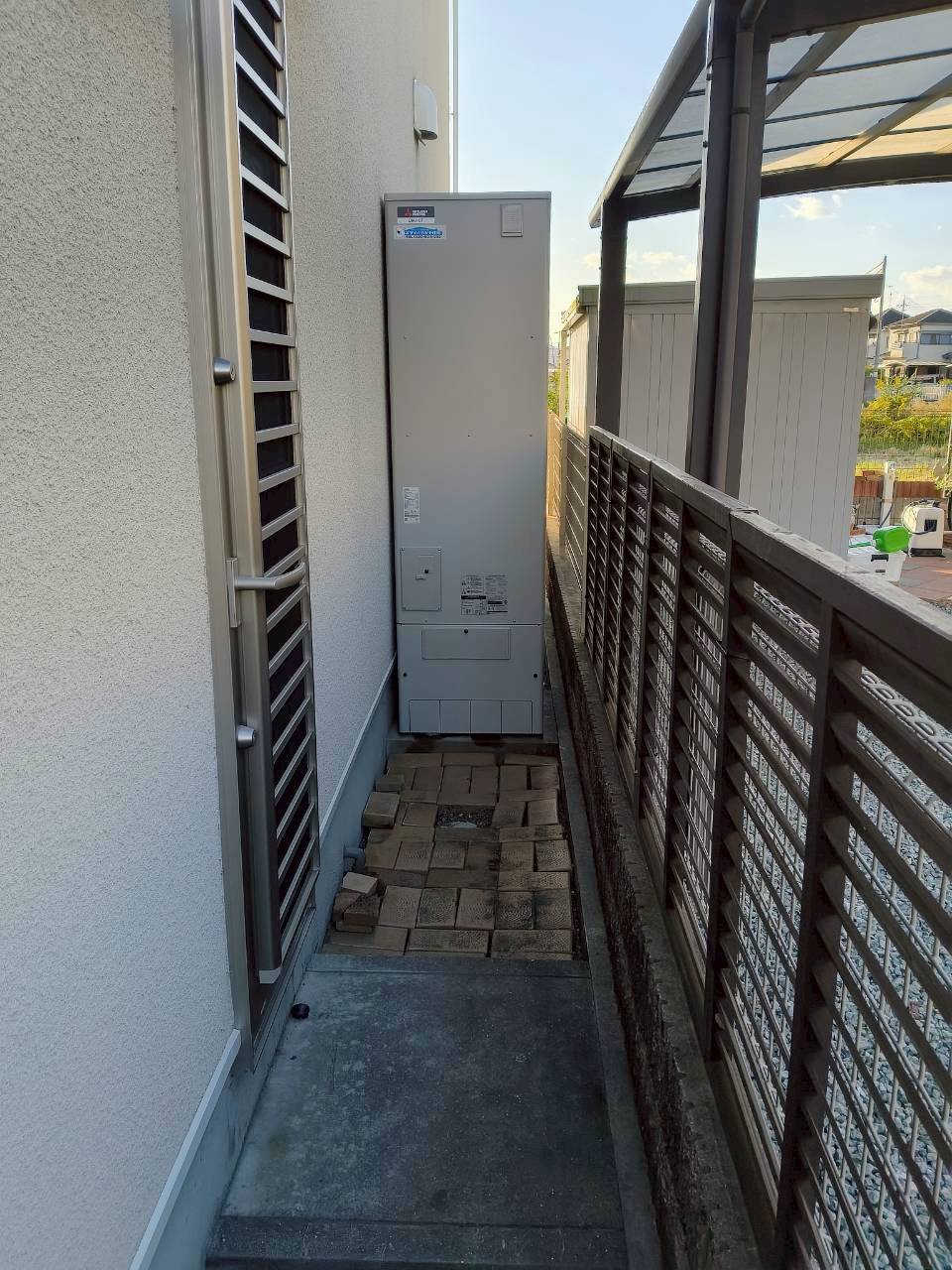 兵庫県姫路市Hエコキュートの施工事例工事後写真