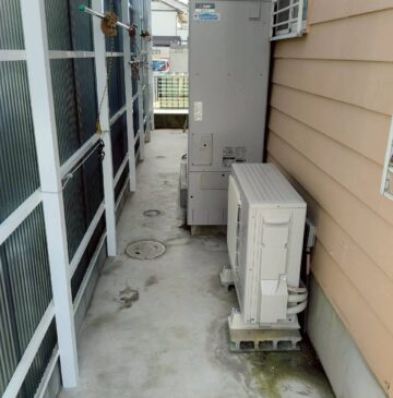 兵庫県姫路市Mエコキュートの施工事例工事後写真