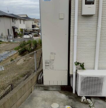 兵庫県明石市Oエコキュートの施工事例工事後写真