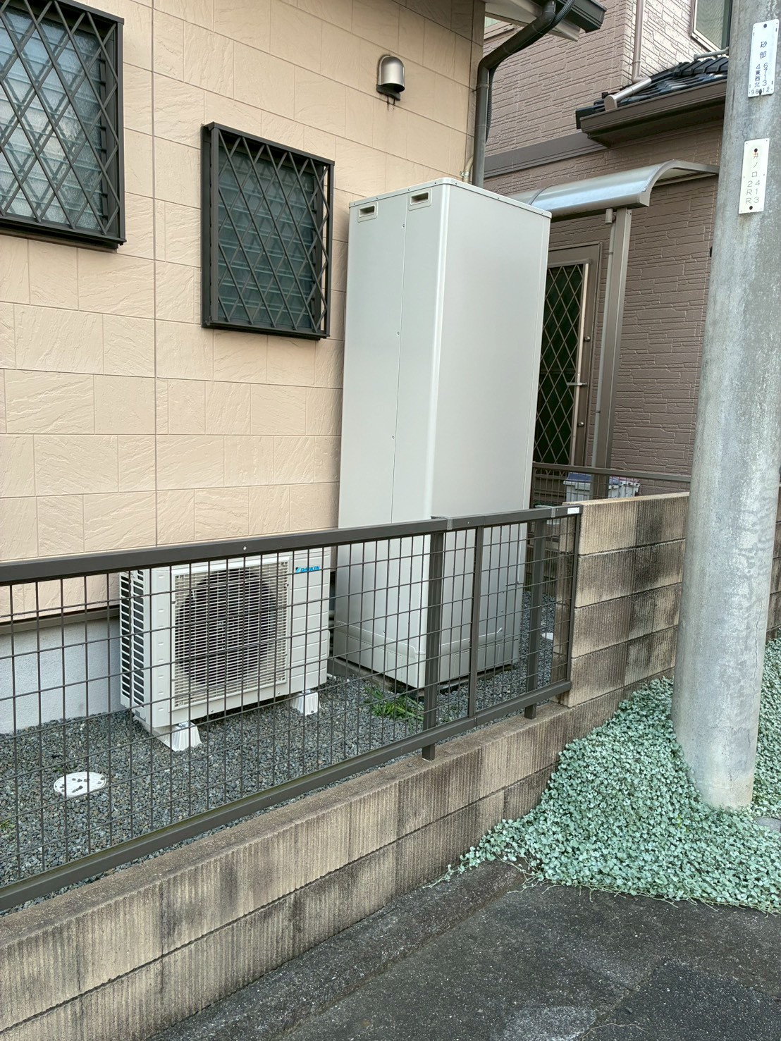 兵庫県姫路市Sエコキュートの施工事例工事後写真