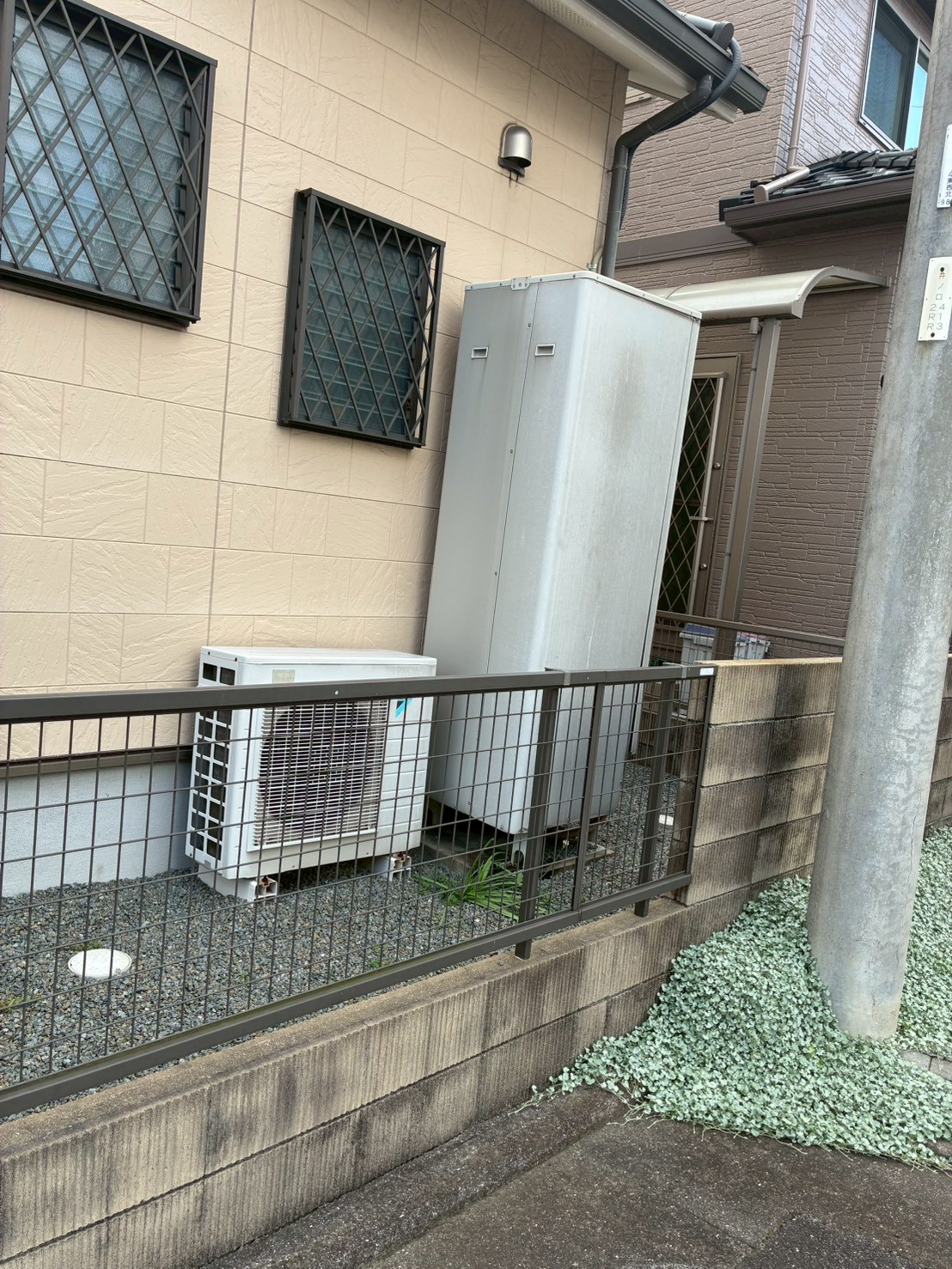 兵庫県姫路市Sエコキュートの施工事例工事前写真