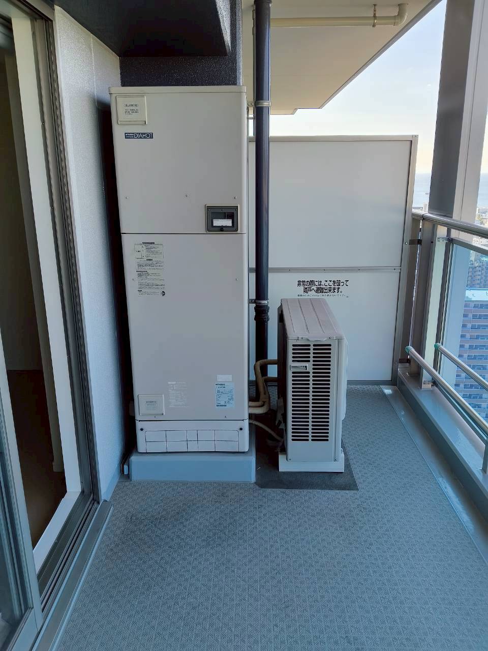 神戸市須磨区Mエコキュートの施工事例工事前写真