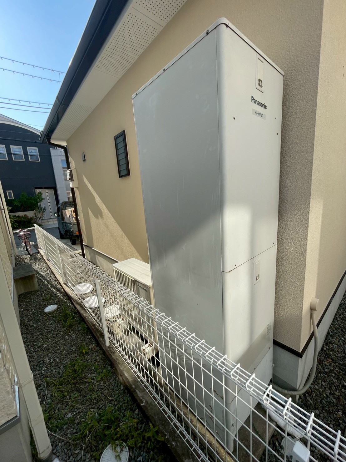 兵庫県明石市Kエコキュートの施工事例工事前写真