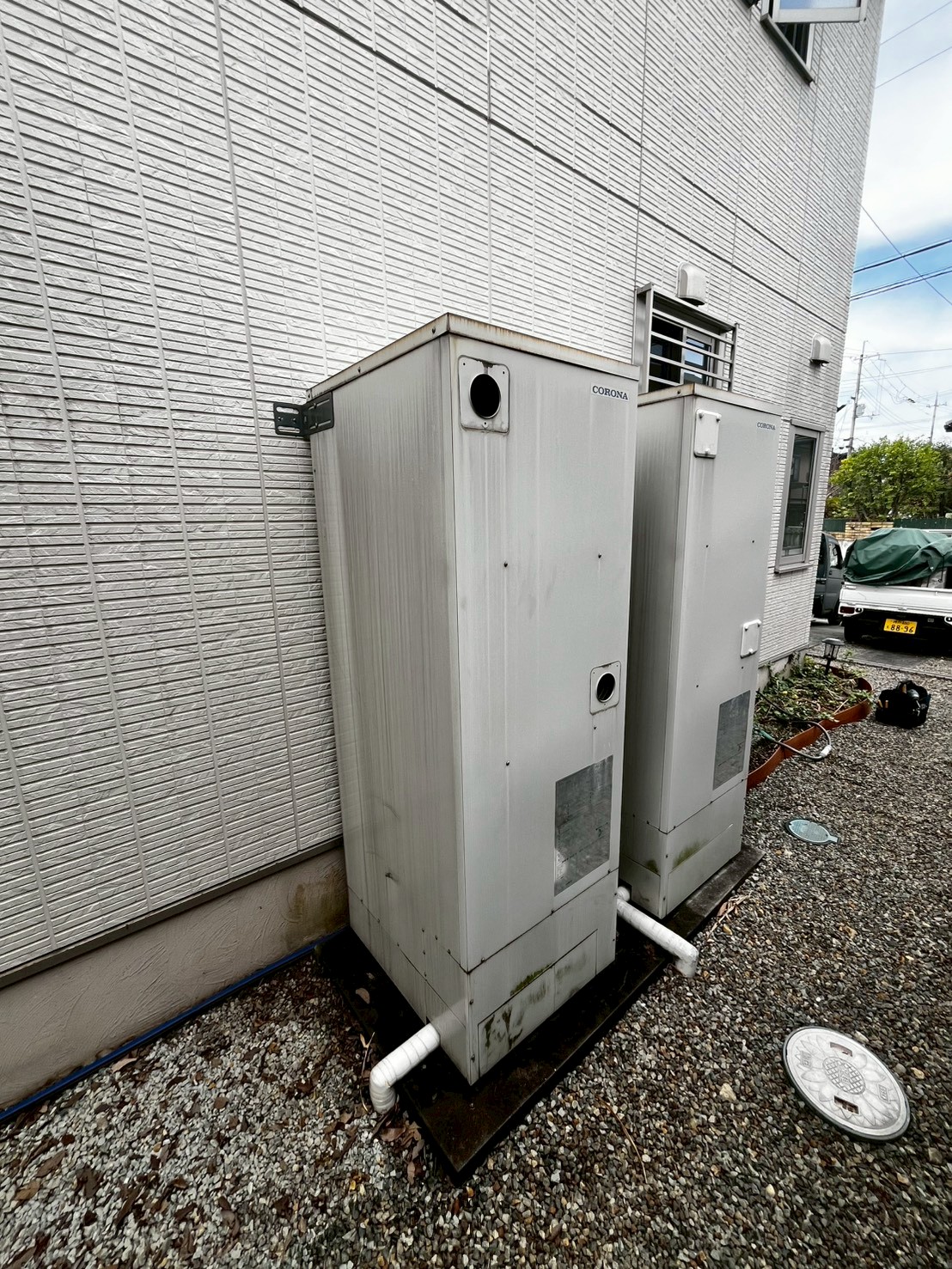 神戸市西区Nエコキュートの施工事例工事前写真