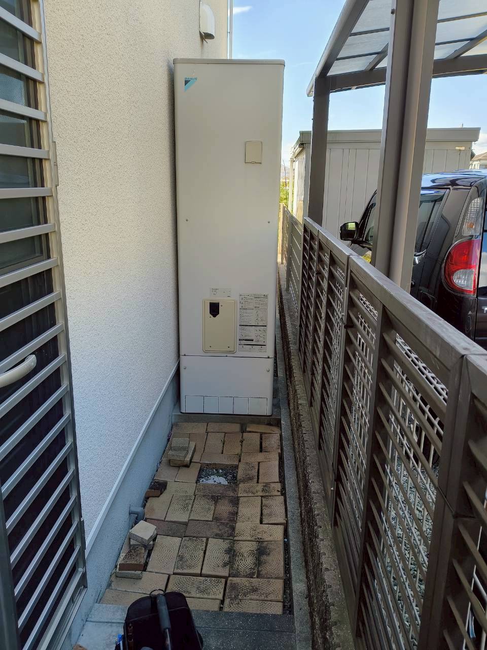 兵庫県姫路市Hエコキュートの施工事例工事前写真