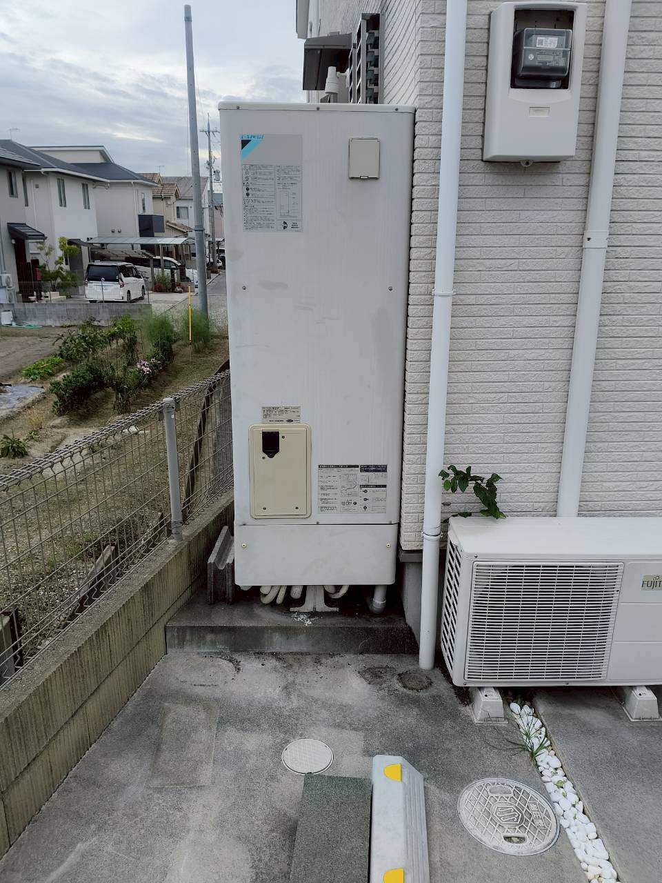 兵庫県明石市Oエコキュートの施工事例工事前写真