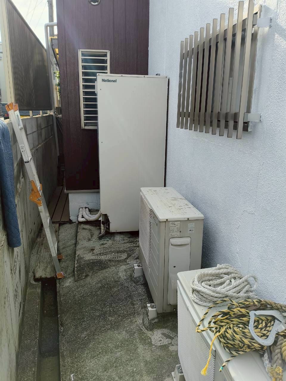 兵庫県明石市Hエコキュートの施工事例工事前写真