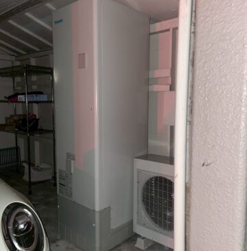 神戸市東灘区Mエコキュートの施工事例工事後写真