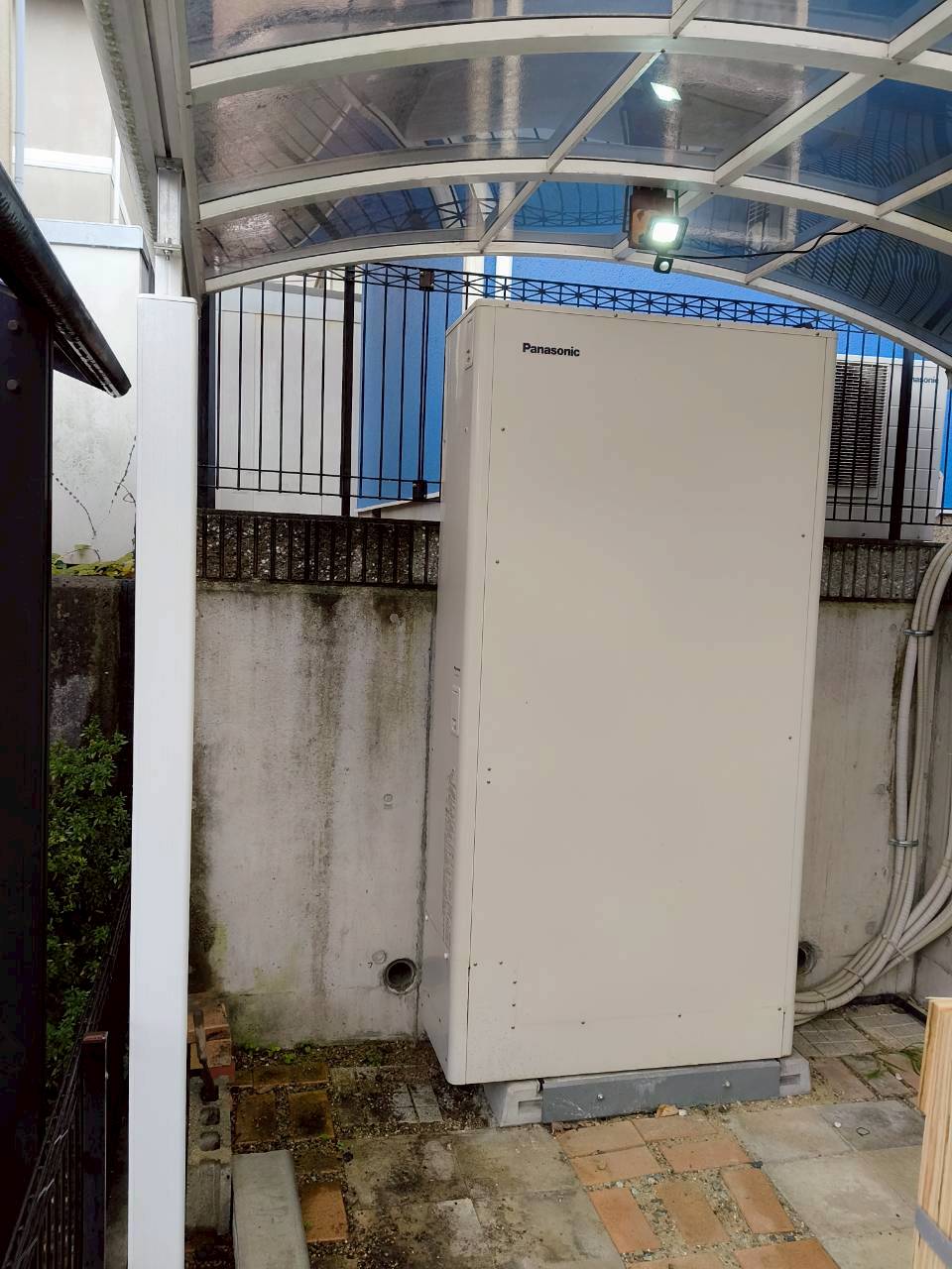 神戸市北区Kエコキュートの施工事例工事前写真