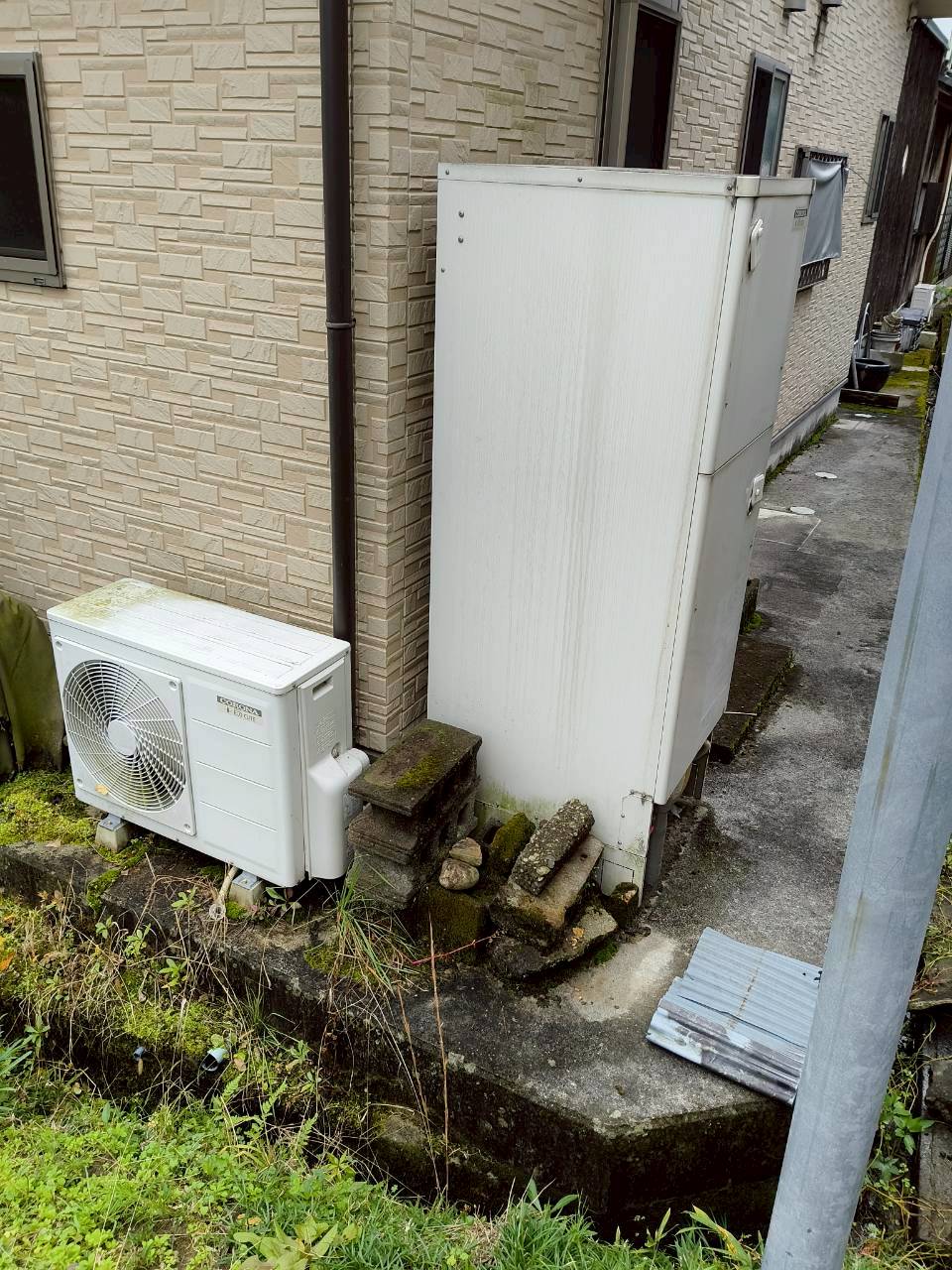 兵庫県三木市Hエコキュートの施工事例工事前写真