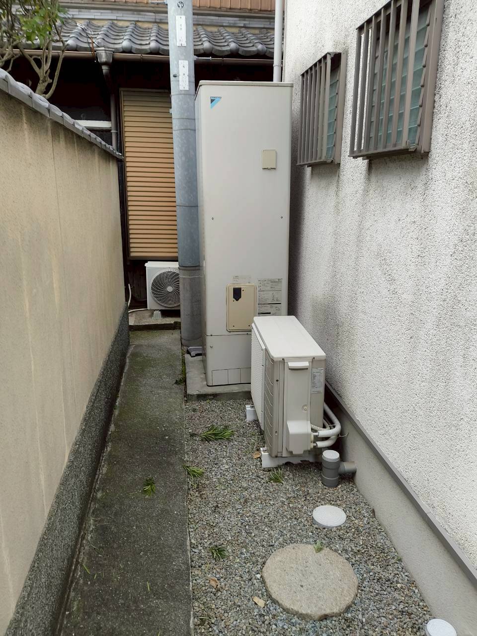 兵庫県加古川市Nエコキュートの施工事例工事前写真