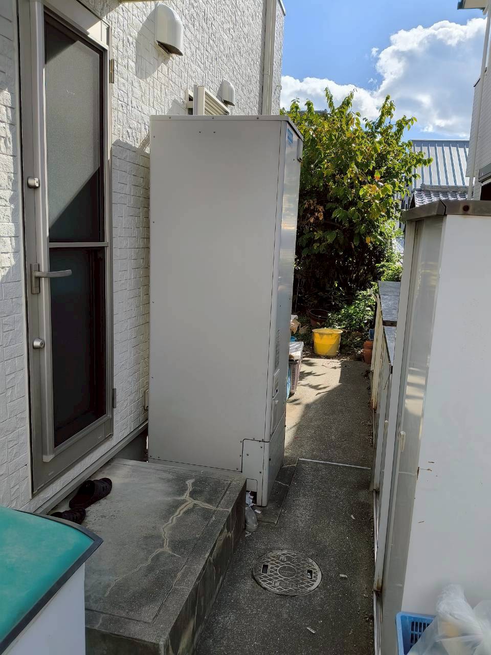 兵庫県明石市Nエコキュートの施工事例工事前写真