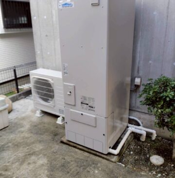 兵庫県姫路市Iエコキュートの施工事例工事後写真