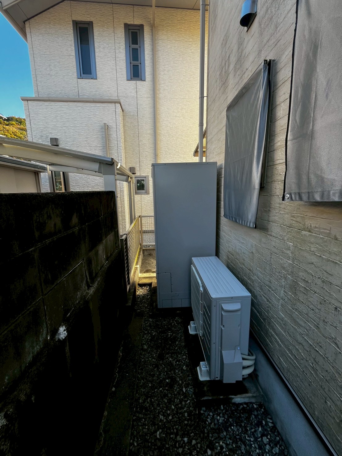 兵庫県姫路市Iエコキュートの施工事例工事後写真