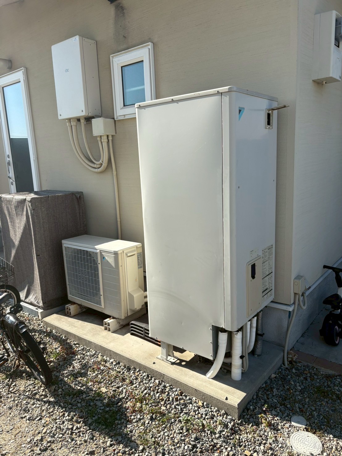 神戸市西区Tエコキュートの施工事例工事前写真