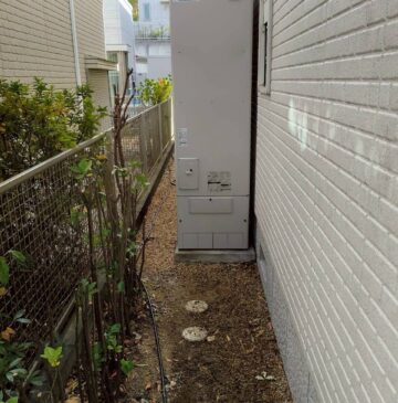 神戸市北区Tエコキュートの施工事例工事後写真