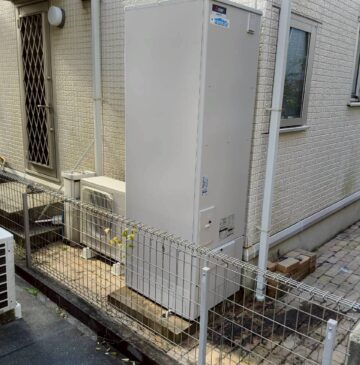 神戸市北区Hエコキュートの施工事例工事後写真