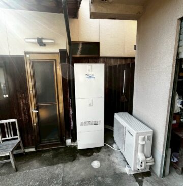 兵庫県赤穂郡上郡町Mエコキュートの施工事例工事後写真