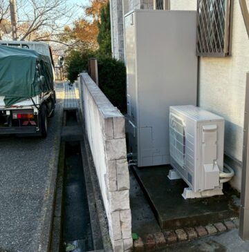 神戸市西区Yエコキュートの施工事例工事後写真