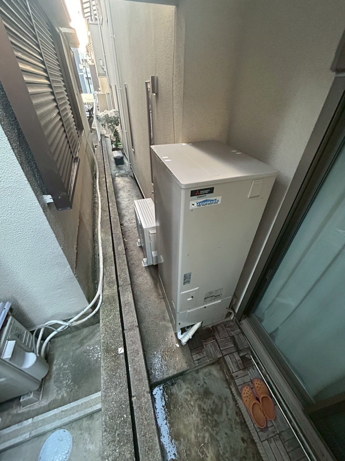 神戸市長田区Nエコキュートの施工事例工事後写真