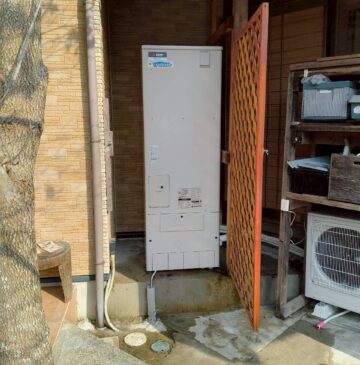 神戸市北区Mエコキュートの施工事例工事後写真