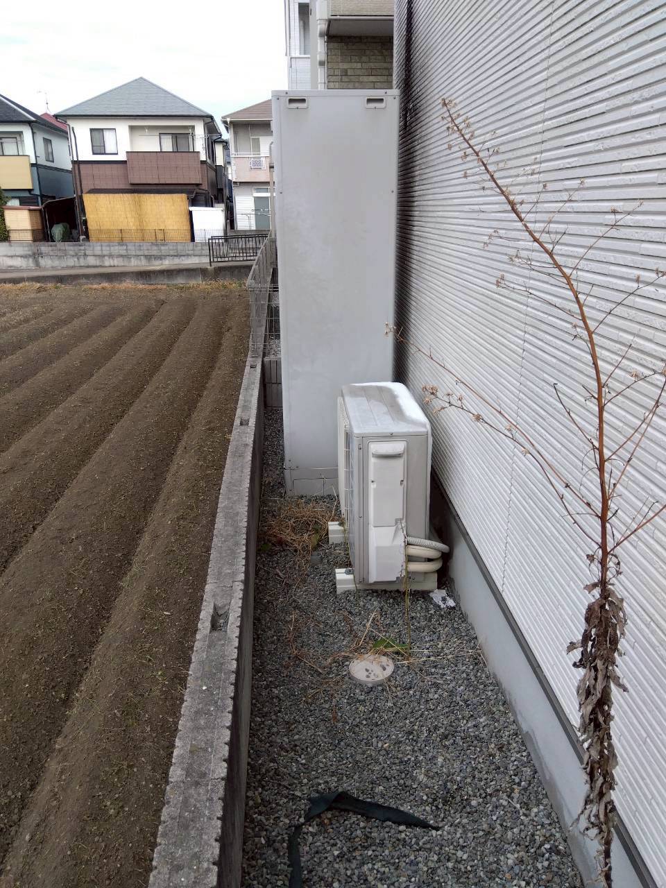 兵庫県姫路市Kエコキュートの施工事例工事前写真