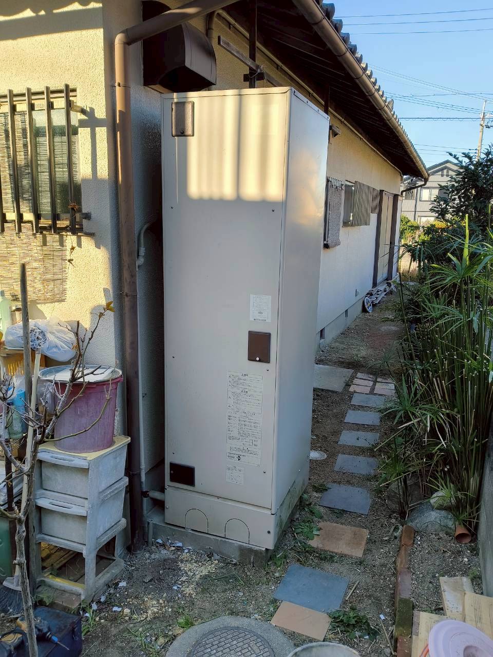 兵庫県明石市Hエコキュートの施工事例工事前写真