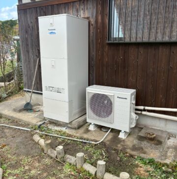 兵庫県三木市Fエコキュートの施工事例工事後写真