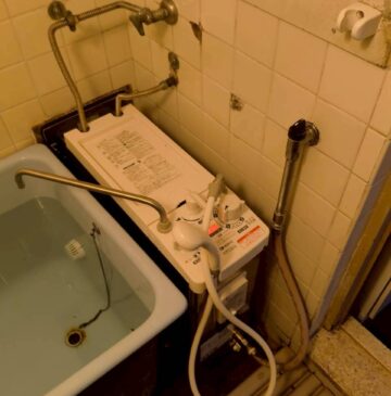 兵庫県明石市Mガス給湯器の施工事例工事後写真