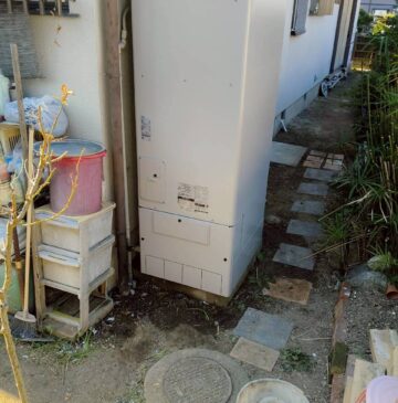 兵庫県明石市Hエコキュートの施工事例工事後写真