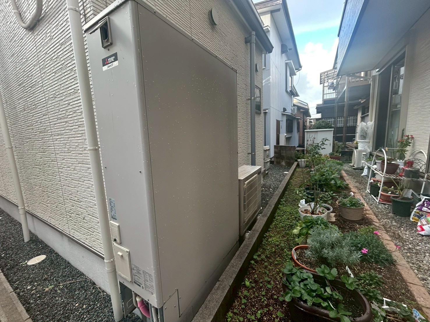 兵庫県明石市Hエコキュートの施工事例工事前写真