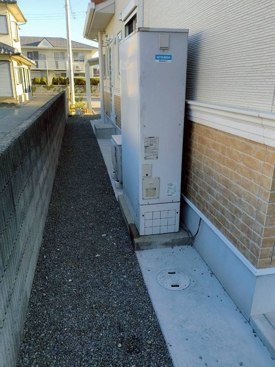 兵庫県加古川市Kエコキュートの施工事例工事前写真