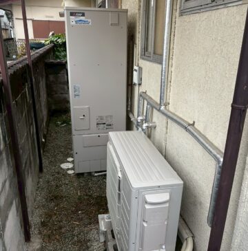 兵庫県加古川市Kエコキュートの施工事例工事後写真