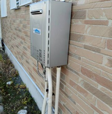 兵庫県姫路市Iガス給湯器の施工事例工事後写真