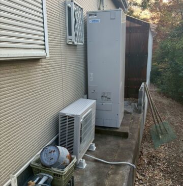 兵庫県明石市Yエコキュートの施工事例工事後写真