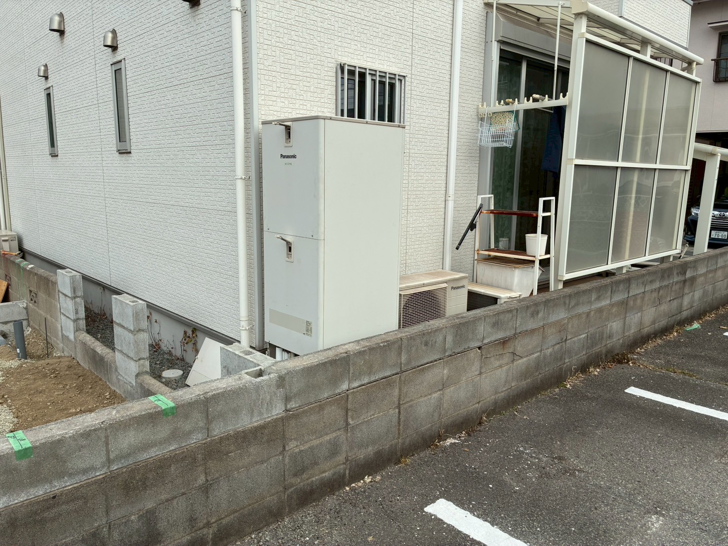 兵庫県加古川市Kエコキュートの施工事例工事前写真