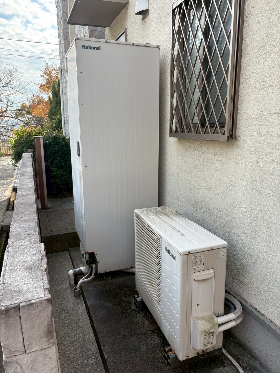 神戸市西区Yエコキュートの施工事例工事前写真