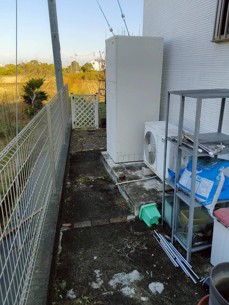 兵庫県三木市Mエコキュートの施工事例工事前写真