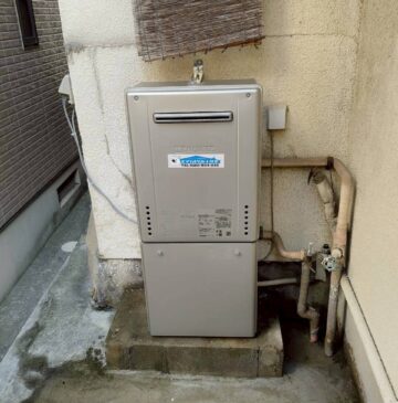 兵庫県明石市Tガス給湯器の施工事例工事後写真