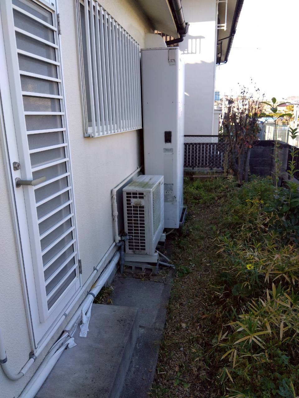 神戸市北区Kエコキュートの施工事例工事前写真