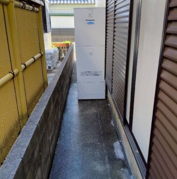 兵庫県明石市Kエコキュートの施工事例工事後写真