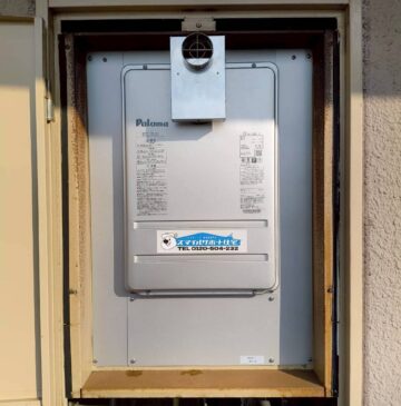 兵庫県明石市Mガス給湯器の施工事例工事後写真