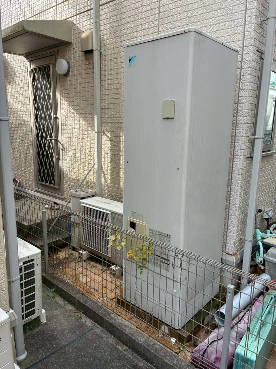 神戸市北区Hエコキュートの施工事例工事前写真