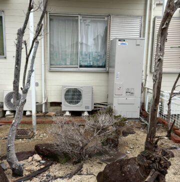 神戸市西区Nエコキュートの施工事例工事後写真