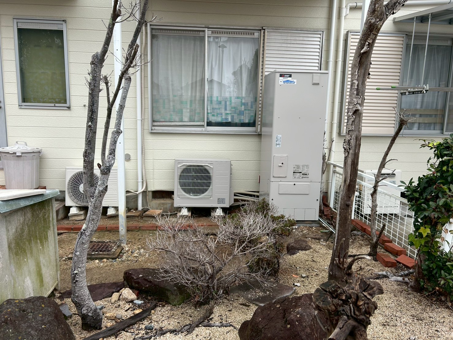 神戸市西区Nエコキュートの施工事例工事後写真