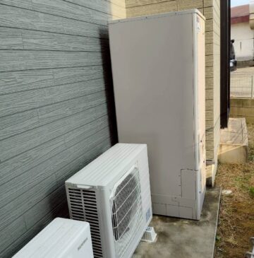 兵庫県明石市Kエコキュートの施工事例工事後写真