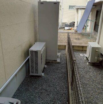 兵庫県加古川市Hエコキュートの施工事例工事後写真