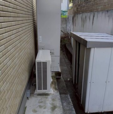 兵庫県明石市Nエコキュートの施工事例工事後写真