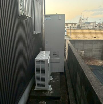 兵庫県加古川市Tエコキュートの施工事例工事後写真